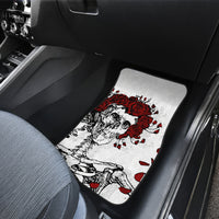 Rose Skull Car Mats Rose Skull Day Of The Dead - Wonder Print Shop
