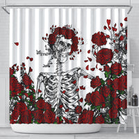 rose-skull-shower-curtain-rose-skull-day-of-the-dead