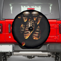 Flame Skull Spare Tire Cover Flame Skeleton Inside My Body - Wonder Print Shop