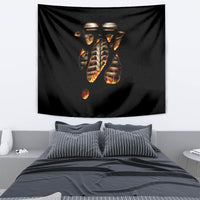 Flame Skull Tapestry Flame Skeleton Inside My Body - Wonder Print Shop