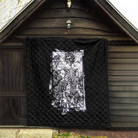 Rose Skull Quilt White Rose Skull Day Of The Dead - Wonder Print Shop