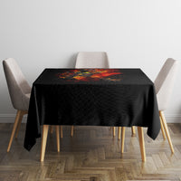 Fire Skull Tablecloth Dead Fire Skeleton Scream - Wonder Print Shop