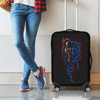 Devil Skull Luggage Cover Devil Face Scream - Wonder Print Shop