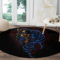 devil-skull-round-carpet-devil-face-scream