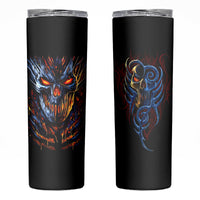 Devil Skull Skinny Tumbler Devil Face Scream - Wonder Print Shop
