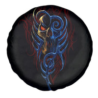 Devil Skull Spare Tire Cover Devil Face Scream - Wonder Print Shop