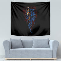 Devil Skull Tapestry Devil Face Scream - Wonder Print Shop