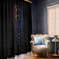 Devil Skull Window Curtain Devil Face Scream - Wonder Print Shop