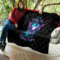 Wings Skull Quilt Want To Be Karma Fairy Rose Skull - Wonder Print Shop