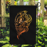 Tattoo Skull Garden Flag Golden Skull Face Tattoo - Wonder Print Shop