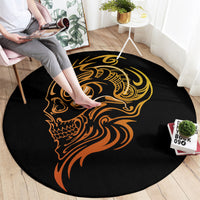 tattoo-skull-round-carpet-golden-skull-face-tattoo
