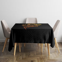 Tattoo Skull Tablecloth Golden Skull Face Tattoo - Wonder Print Shop