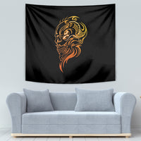 Tattoo Skull Tapestry Golden Skull Face Tattoo - Wonder Print Shop