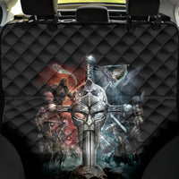 Warrior Skull Back Car Seat Cover Skull Warrior Viking - Wonder Print Shop