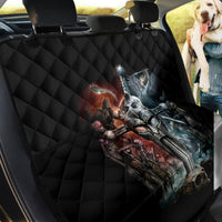 Warrior Skull Back Car Seat Cover Skull Warrior Viking - Wonder Print Shop