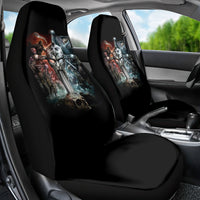 Warrior Skull Car Seat Cover Skull Warrior Viking - Wonder Print Shop