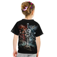 Warrior Skull Kid T Shirt Skull Warrior Viking - Wonder Print Shop