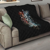 Warrior Skull Quilt Skull Warrior Viking - Wonder Print Shop