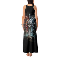 Warrior Skull Tank Maxi Dress Skull Warrior Viking - Wonder Print Shop