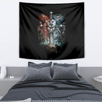 Warrior Skull Tapestry Skull Warrior Viking - Wonder Print Shop
