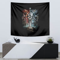 Warrior Skull Tapestry Skull Warrior Viking - Wonder Print Shop