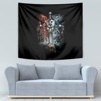 Warrior Skull Tapestry Skull Warrior Viking - Wonder Print Shop