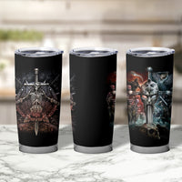 Warrior Skull Tumbler Cup Skull Warrior Viking - Wonder Print Shop
