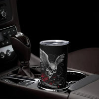 Wings Rose Skull Tumbler Cup Romantic Rose Skull Wings - Wonder Print Shop