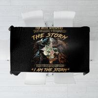 Warrior Skull Tablecloth The Warrior Replies Iam The Storm - Wonder Print Shop