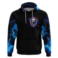 Fire Skull Hoodie Your Demon Hide Under Your Bed - Wonder Print Shop