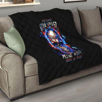 Fire Skull Quilt Your Demon Hide Under Your Bed - Wonder Print Shop