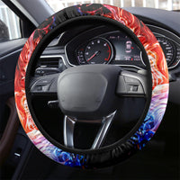 Fire Skull Steering Wheel Cover Your Demon Hide Under Your Bed - Wonder Print Shop