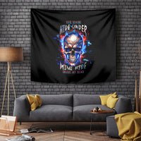 Fire Skull Tapestry Your Demon Hide Under Your Bed - Wonder Print Shop