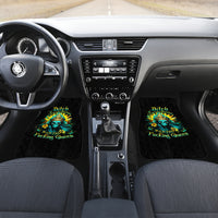 Sunflower Skull Car Mats Bitch I'm Not A Princess I'm The Fucking Queen - Wonder Print Shop