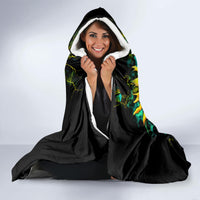 Sunflower Skull Hooded Blanket Bitch I'm Not A Princess I'm The Fucking Queen