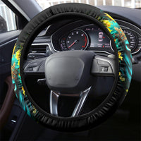 Sunflower Skull Steering Wheel Cover Bitch I'm Not A Princess I'm The Fucking Queen - Wonder Print Shop