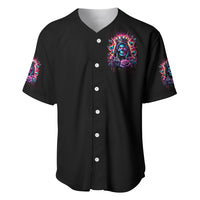Thunder Skull Baseball Jersey Bitch I'm Not A Princess I'm The Fucking Queen - Wonder Print Shop