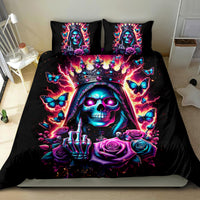 Thunder Skull Bedding Set Bitch I'm Not A Princess I'm The Fucking Queen - Wonder Print Shop