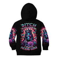 Thunder Skull Kid Hoodie Bitch I'm Not A Princess I'm The Fucking Queen - Wonder Print Shop