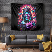 Thunder Skull Tapestry Bitch I'm Not A Princess I'm The Fucking Queen - Wonder Print Shop