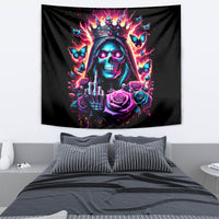Thunder Skull Tapestry Bitch I'm Not A Princess I'm The Fucking Queen - Wonder Print Shop