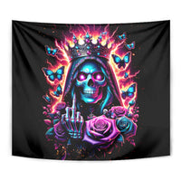 Thunder Skull Tapestry Bitch I'm Not A Princess I'm The Fucking Queen - Wonder Print Shop