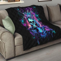 Rose Skull Quilt Bitch I'm Not A Princess I'm The Fucking Queen - Wonder Print Shop