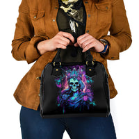 Rose Skull Shoulder Handbag Bitch I'm Not A Princess I'm The Fucking Queen