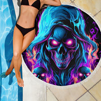 Flame Skull Beach Blanket Did I Piss You Off That Great At Least I'm Doing Something Right - Wonder Print Shop