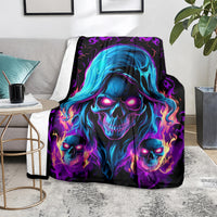 Flame Skull Blanket Did I Piss You Off That Great At Least I'm Doing Something Right