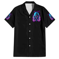 Flame Skull Family Matching Short Sleeve Bodycon Dress and Hawaiian Shirt Did I Piss You Off That Great At Least I'm Doing Something Right - Wonder Print Shop