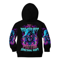 Flame Skull Kid Hoodie Did I Piss You Off That Great At Least I'm Doing Something Right - Wonder Print Shop