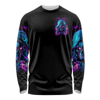 Flame Skull Long Sleeve Shirt Did I Piss You Off That Great At Least I'm Doing Something Right - Wonder Print Shop