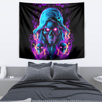 Flame Skull Tapestry Did I Piss You Off That Great At Least I'm Doing Something Right - Wonder Print Shop